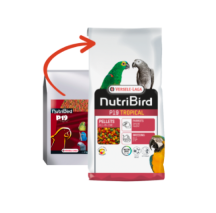 NUTRIBIRD P19 VERSELE LAGA 10KG ORIGINAL / TROPICAL 10KG