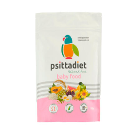 PAPILLA PARA NINFAS Y AGAPORNIS PSITTADIET BABY FOOD 500 GR